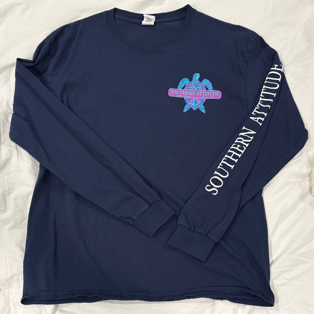 Navy Long Sleeve Tee